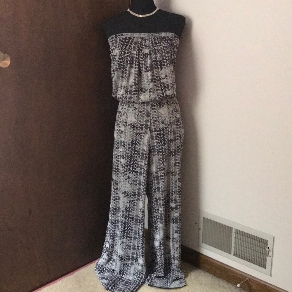 Sexy Forcynthia Beachwear Strapless Pantsuit